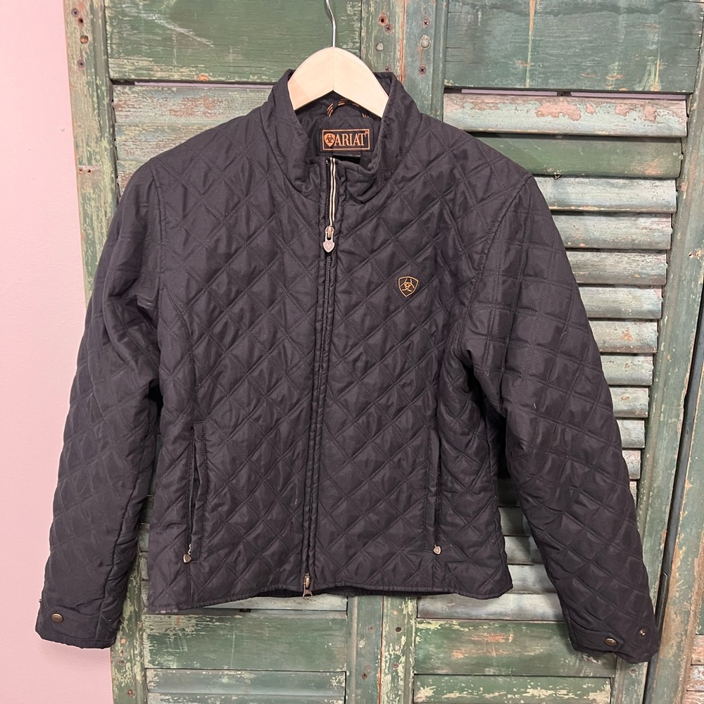 Ariat Dark Quilted Puffer Jacket